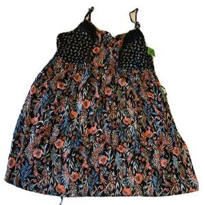 Motherhood Maternity XL Floral Sleeveless Dress With Adjustable Straps